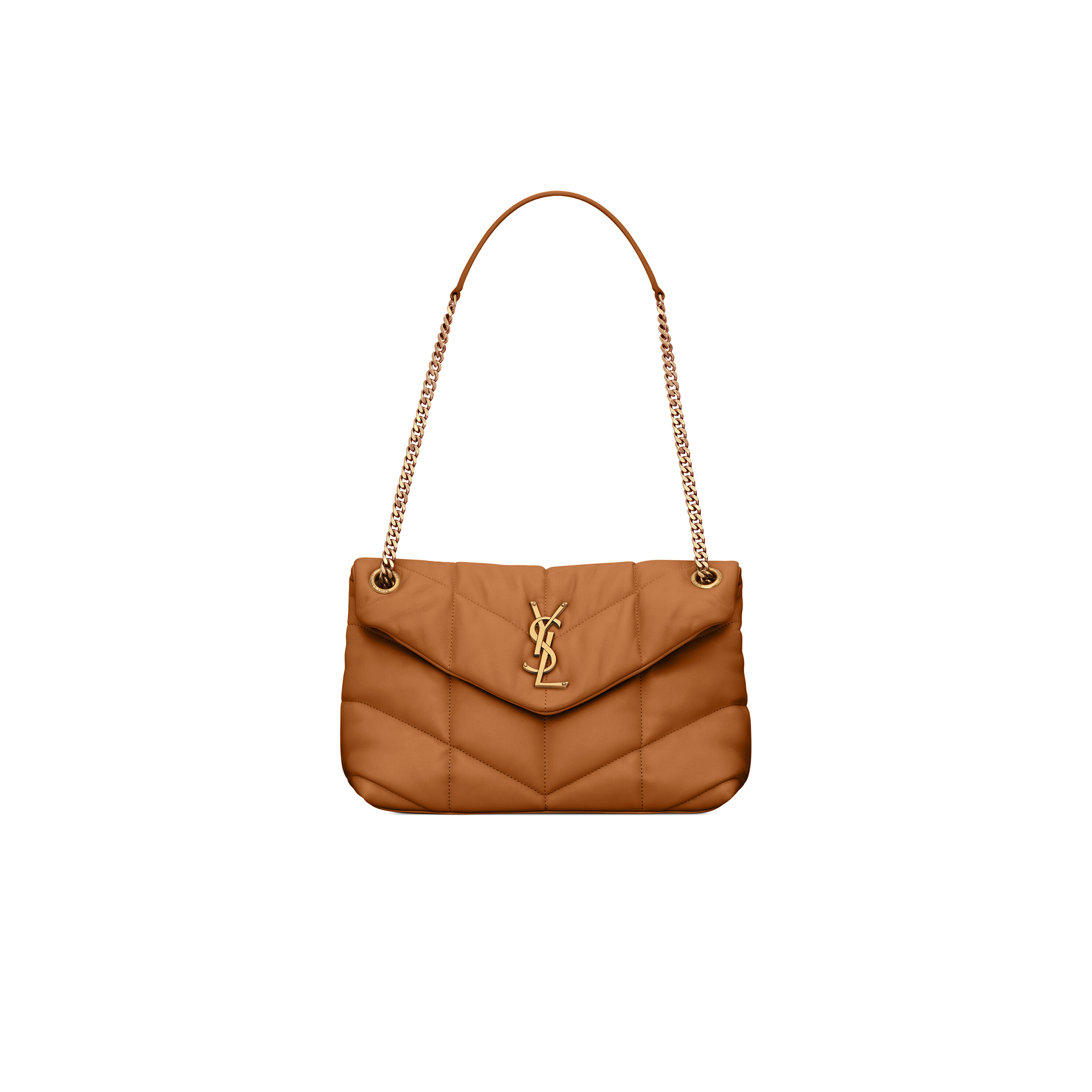 YSL PUFFER SMALL IN NAPPA LEATHER 5774761EL077724 (29*17*11cm)